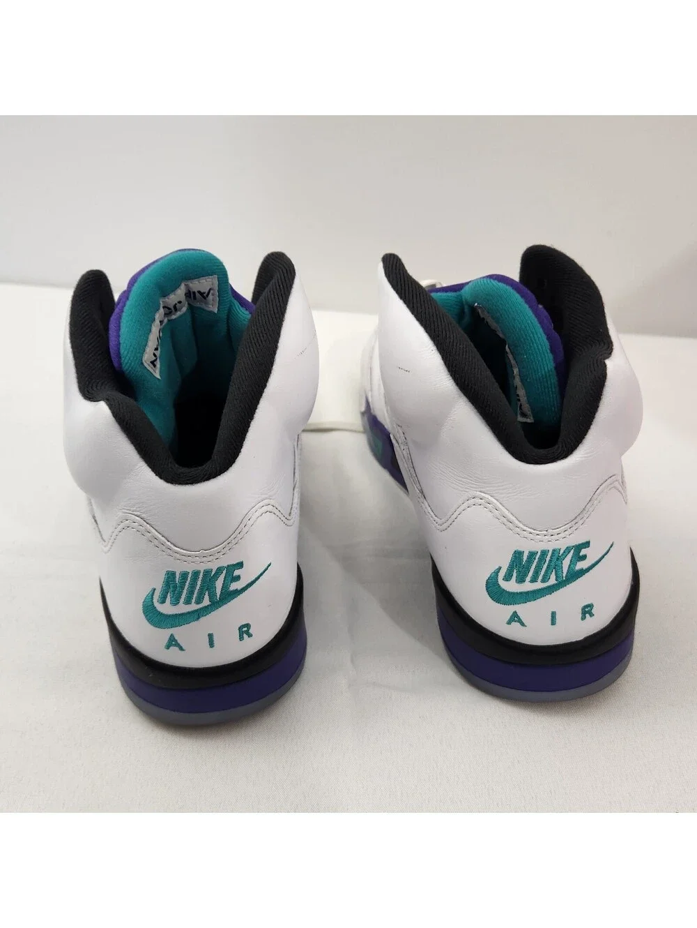 Nike Air Jordan 5 Retro 2025 Grape White Men's 10.5 High Top Basketball Shoes